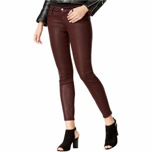 7 For All Mankind Women's Skinny Jeans - Burgundy
